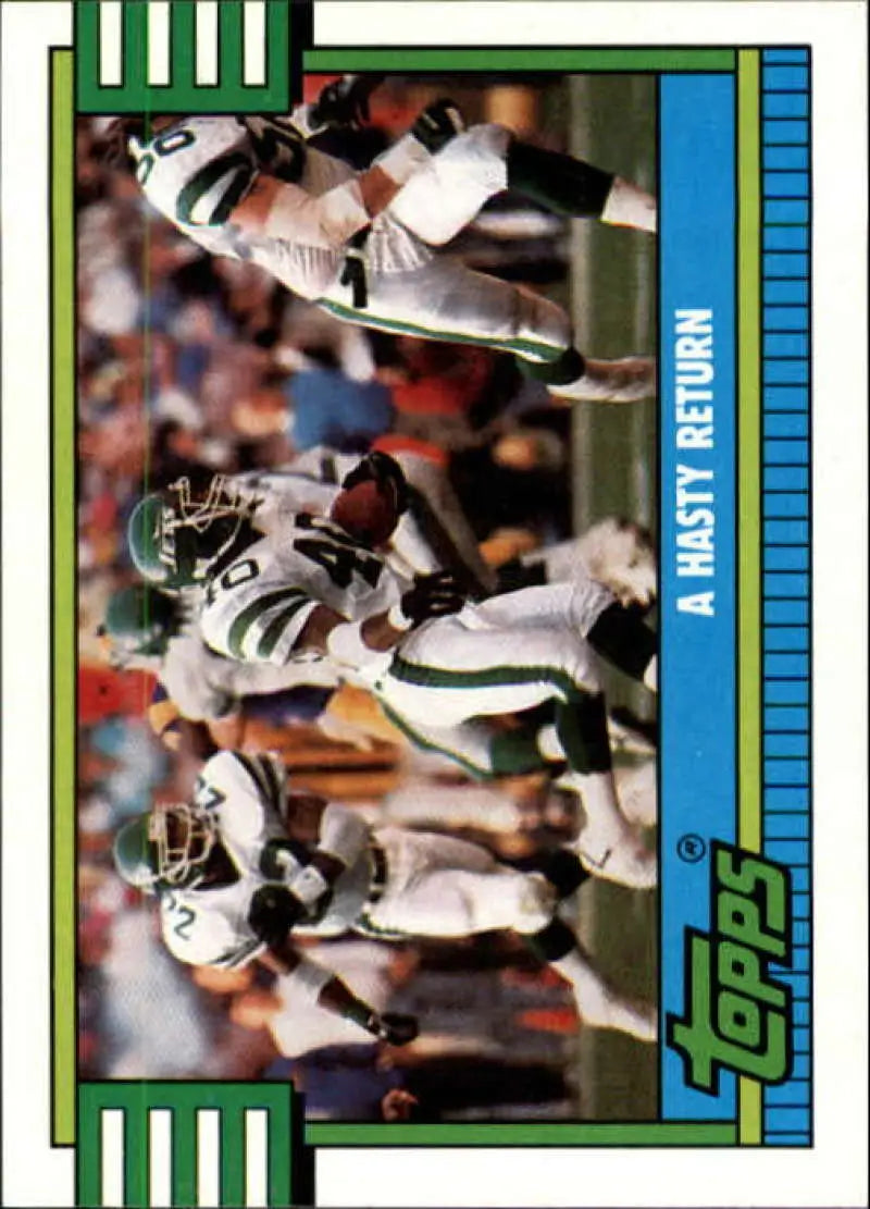 1990 Topps #517 James Hasty EX Excellent New York Jets Football Card - Football Card Single
