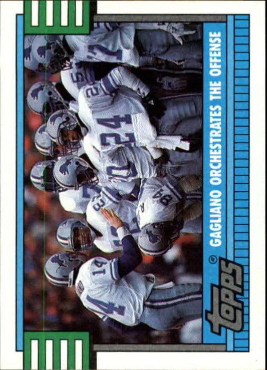 1990 Topps #518 Bob Gagliano EX Excellent Detroit Lions Football Card
