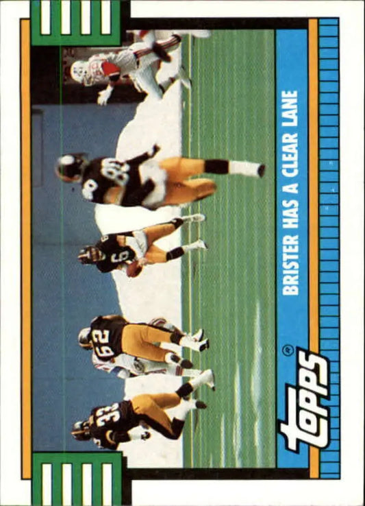 1990 Topps #527 Bubby Brister EX Excellent Pittsburgh Steelers Football Card