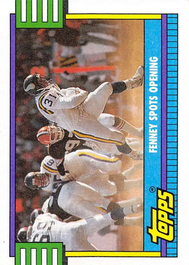 1990 Topps #528 Minnesota Vikings EX Excellent Minnesota Vikings Football Card - Football Card Single
