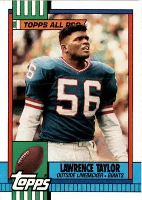 1990 Topps #52b Lawrence Taylor - Football Card Single