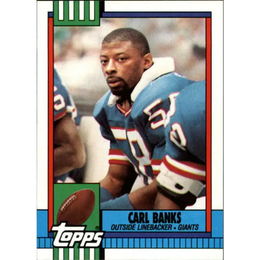 1990 Topps #53 Carl Banks EX Excellent New York Giants Football Card
