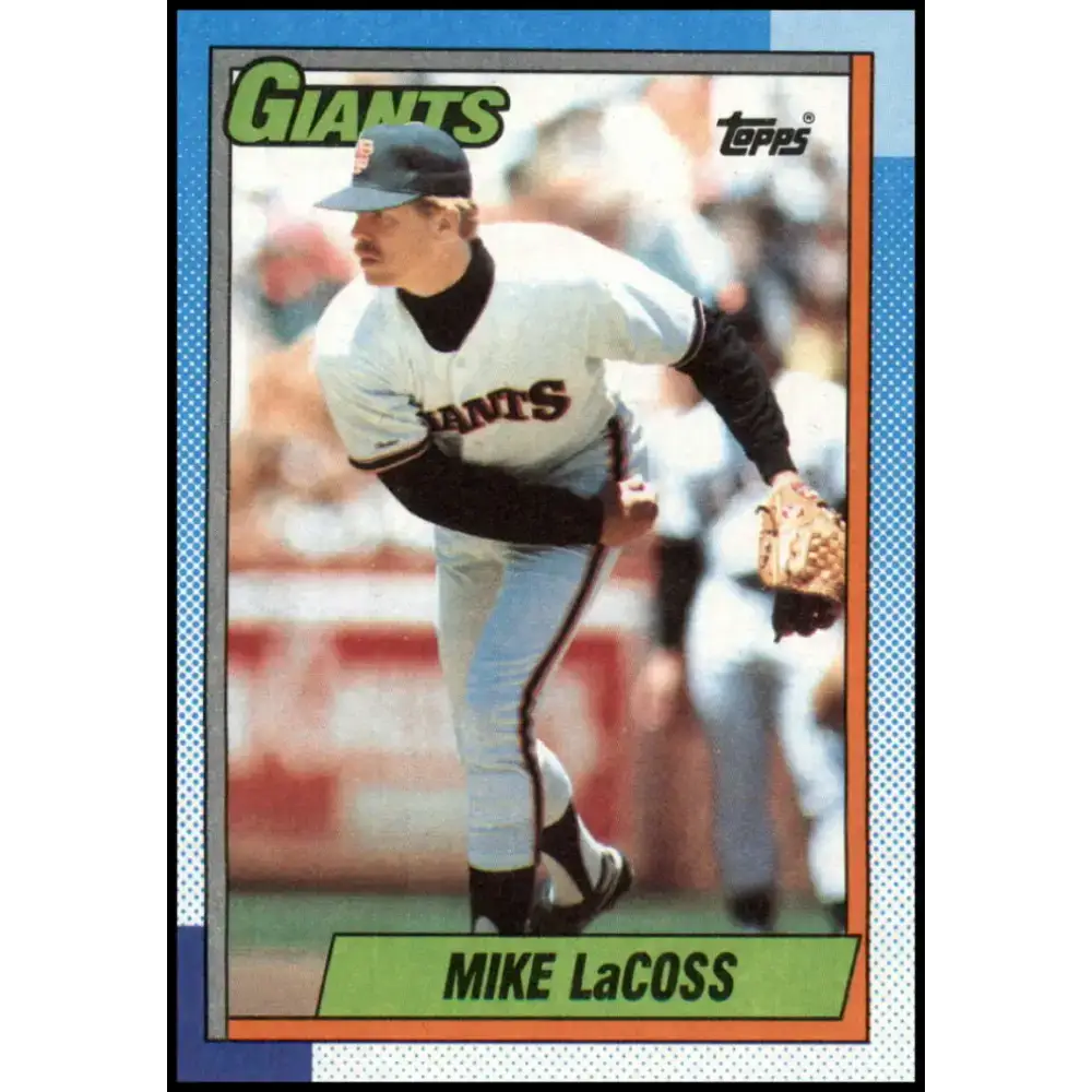 1990 Topps #53 Mike LaCoss NM-MT San Francisco Giants Baseball Card - Baseball Card Single
