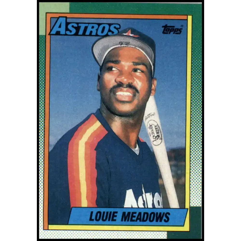 1990 Topps #534 Louie Meadows NM-MT Houston Astros Baseball Card - Baseball Card Single
