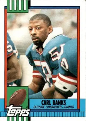 1990 Topps #53b Carl Banks - Football Card Single