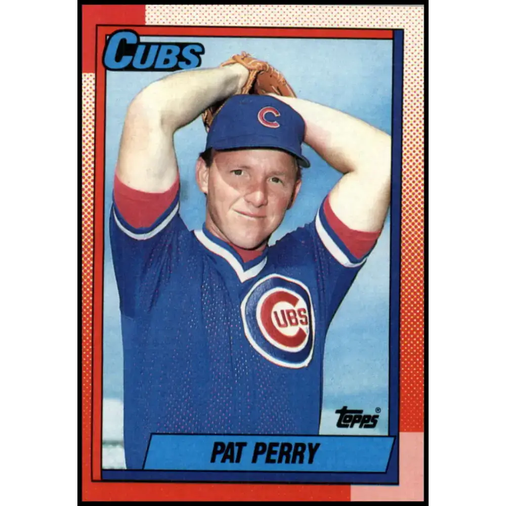 1990 Topps #541 Pat Perry NM-MT Chicago Cubs Baseball Card - Baseball Card Single
