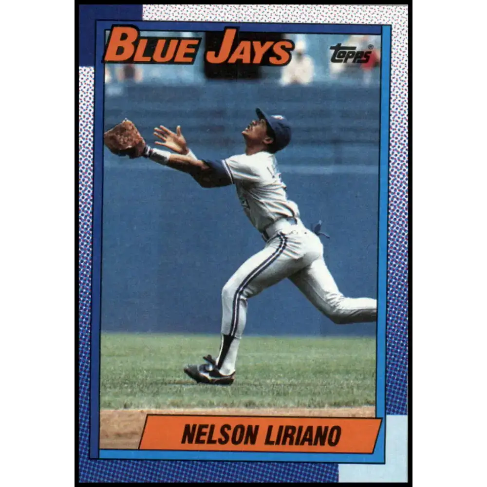 1990 Topps #543 Nelson Liriano NM-MT Toronto Blue Jays Baseball Card - Baseball Card Single