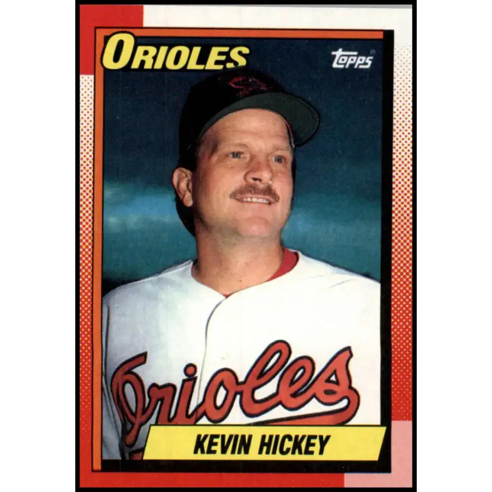 1990 Topps #546 Kevin Hickey NM-MT Baltimore Orioles Baseball Card - Baseball Card Single