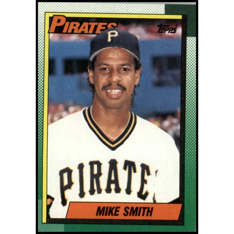 1990 Topps #552 Mike Smith NM-MT RC Rookie Pittsburgh Pirates Baseball Card - Baseball Card Single