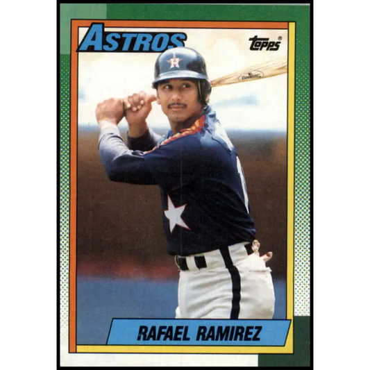 1990 Topps #558 Rafael Ramirez NM-MT Houston Astros Baseball Card - Baseball Card Single