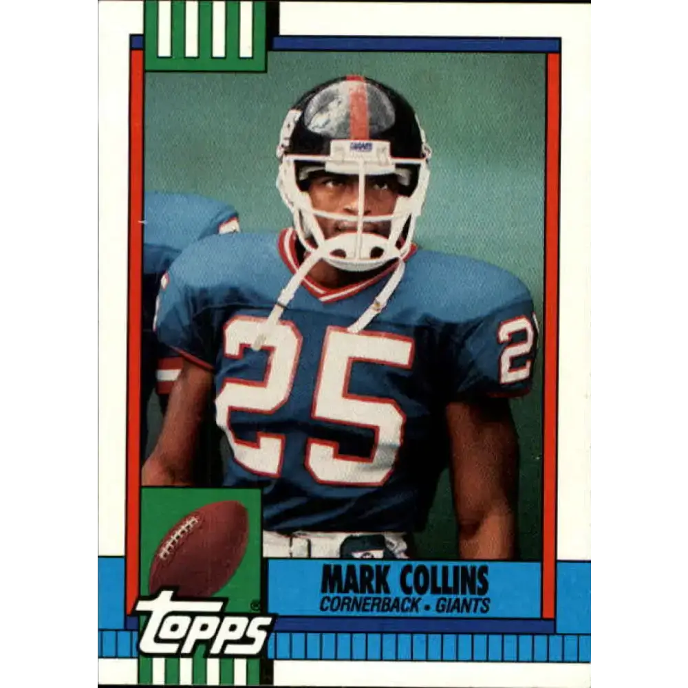 1990 Topps #56 Mark Collins EX Excellent New York Giants Football Card - Football Card Single