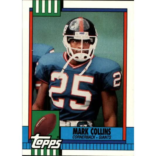 1990 Topps #56 Mark Collins EX Excellent New York Giants Football Card
