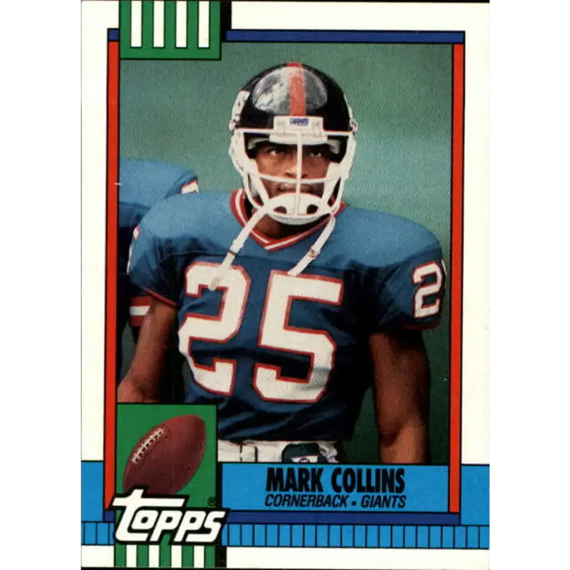 1990 Topps #56 Mark Collins EX Excellent New York Giants Football Card - Football Card Single