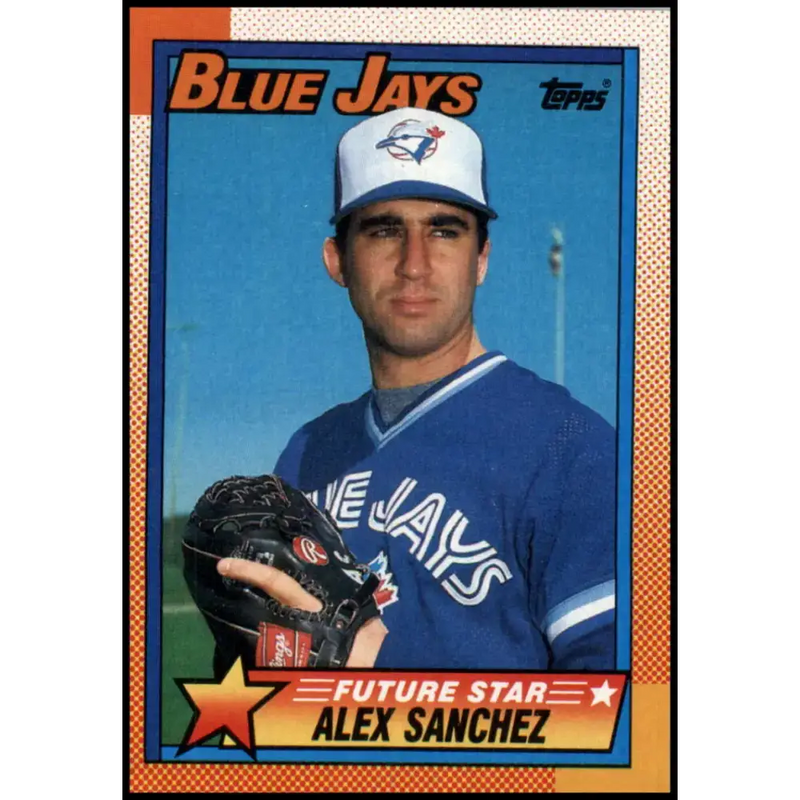 1990 Topps #563 Alex Sanchez NM-MT Toronto Blue Jays Baseball Card - Baseball Card Single