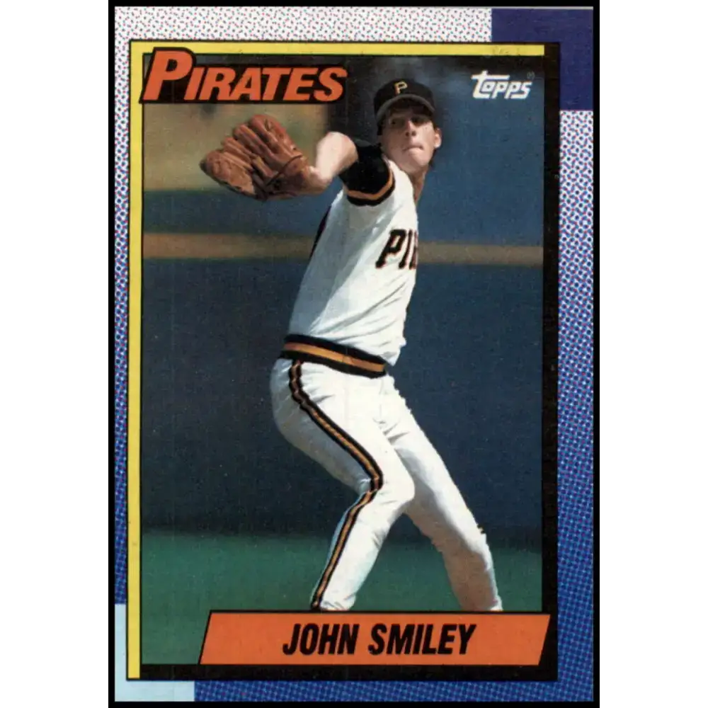 1990 Topps #568 John Smiley NM-MT Pittsburgh Pirates Baseball Card - Baseball Card Single