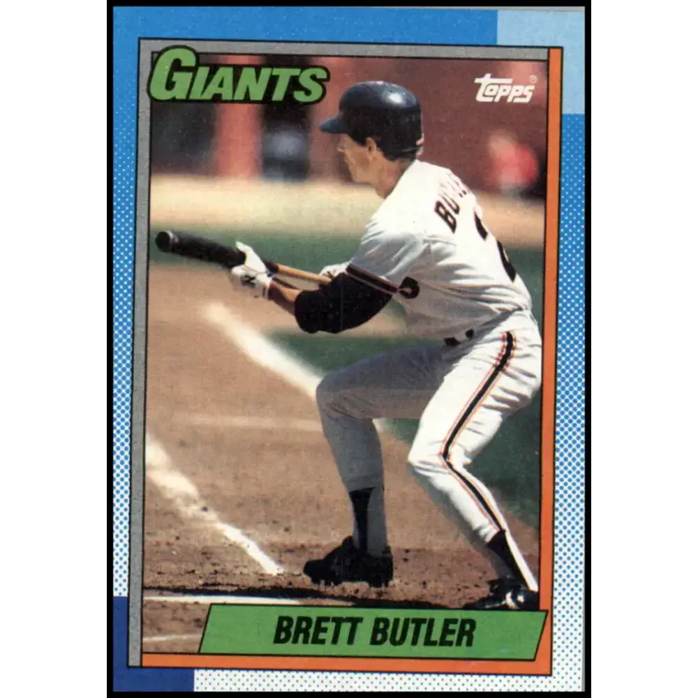 1990 Topps #571 Brett Butler NM-MT San Francisco Giants Baseball Card - Baseball Card Single