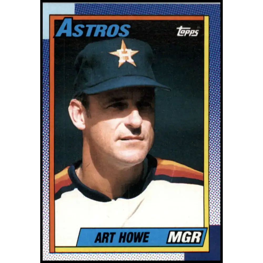 1990 Topps #579 Art Howe MG NM-MT Houston Astros Baseball Card - Baseball Card Single