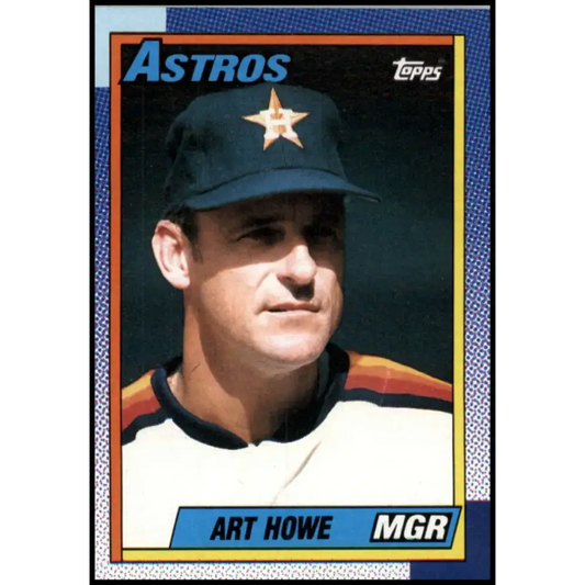 1990 Topps #579 Art Howe MG NM-MT Houston Astros Baseball Card - Baseball Card Single