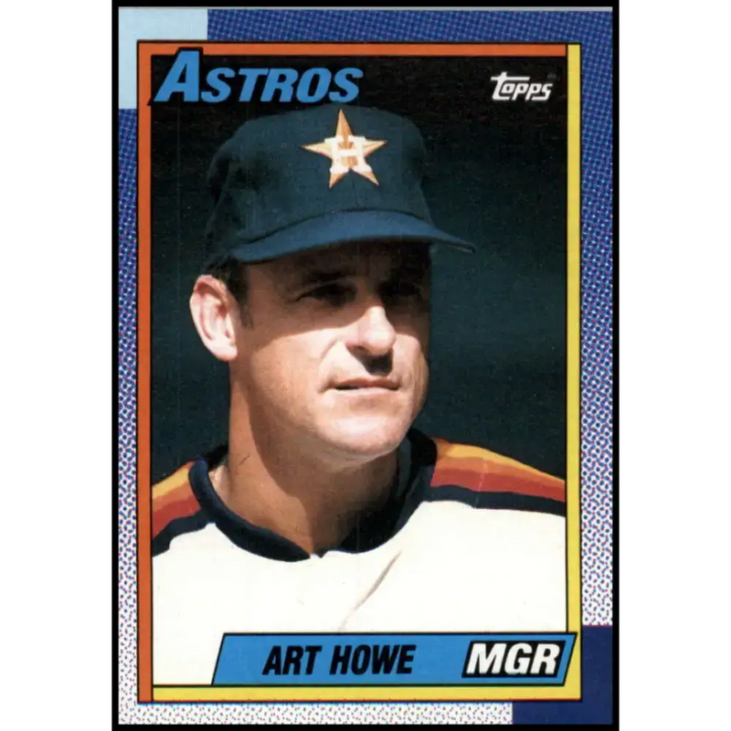 1990 Topps #579 Art Howe MG NM-MT Houston Astros Baseball Card - Baseball Card Single