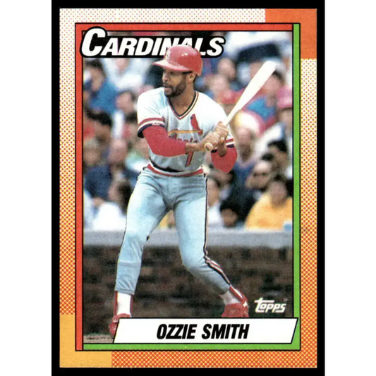 1990 Topps #590 Ozzie Smith EX/NM St. Louis Cardinals Baseball Card - Baseball Card Single