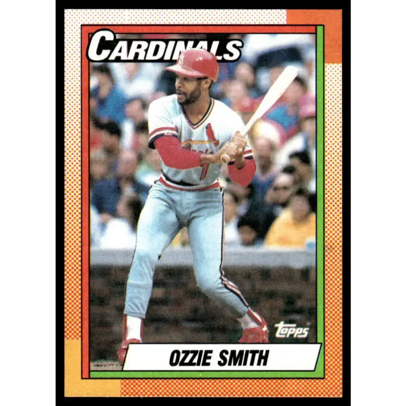 1990 Topps #590 Ozzie Smith EX/NM St. Louis Cardinals Baseball Card - Baseball Card Single