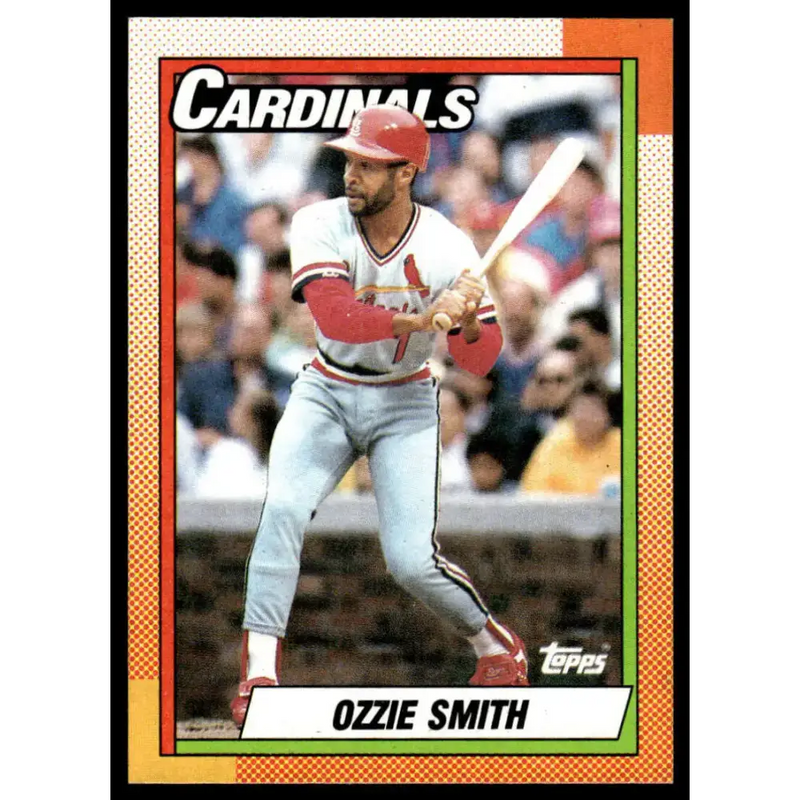 1990 Topps #590 Ozzie Smith EX/NM St. Louis Cardinals Baseball Card - Baseball Card Single