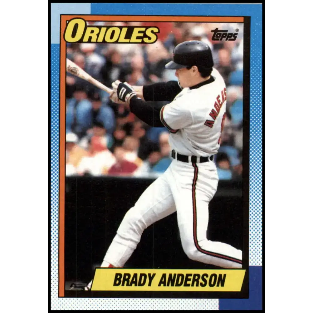 1990 Topps #598 Brady Anderson NM-MT Baltimore Orioles Baseball Card - Baseball Card Single