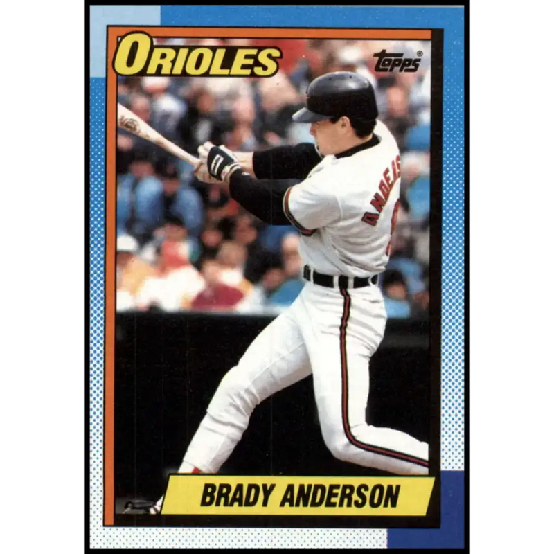 1990 Topps #598 Brady Anderson NM-MT Baltimore Orioles Baseball Card - Baseball Card Single