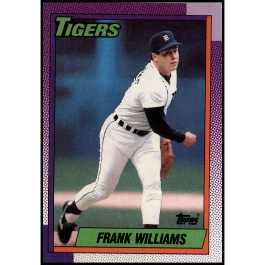 1990 Topps #599 Frank Williams NM-MT Detroit Tigers Baseball Card - Baseball Card Single