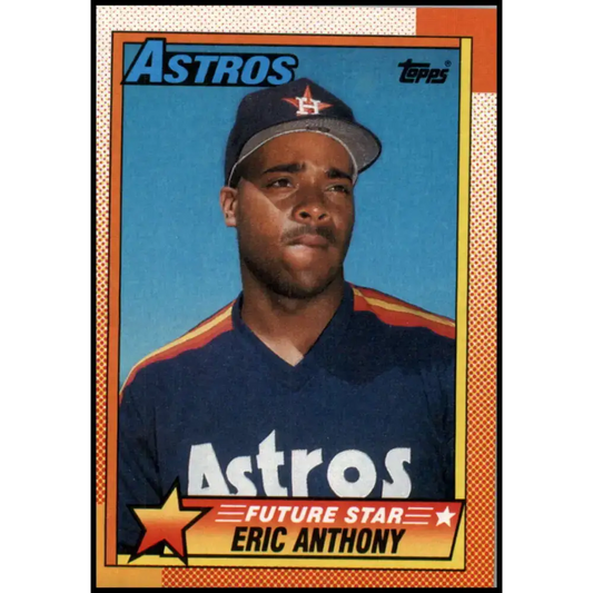 1990 Topps #608 Eric Anthony NM-MT RC Rookie Houston Astros Baseball Card - Baseball Card Single