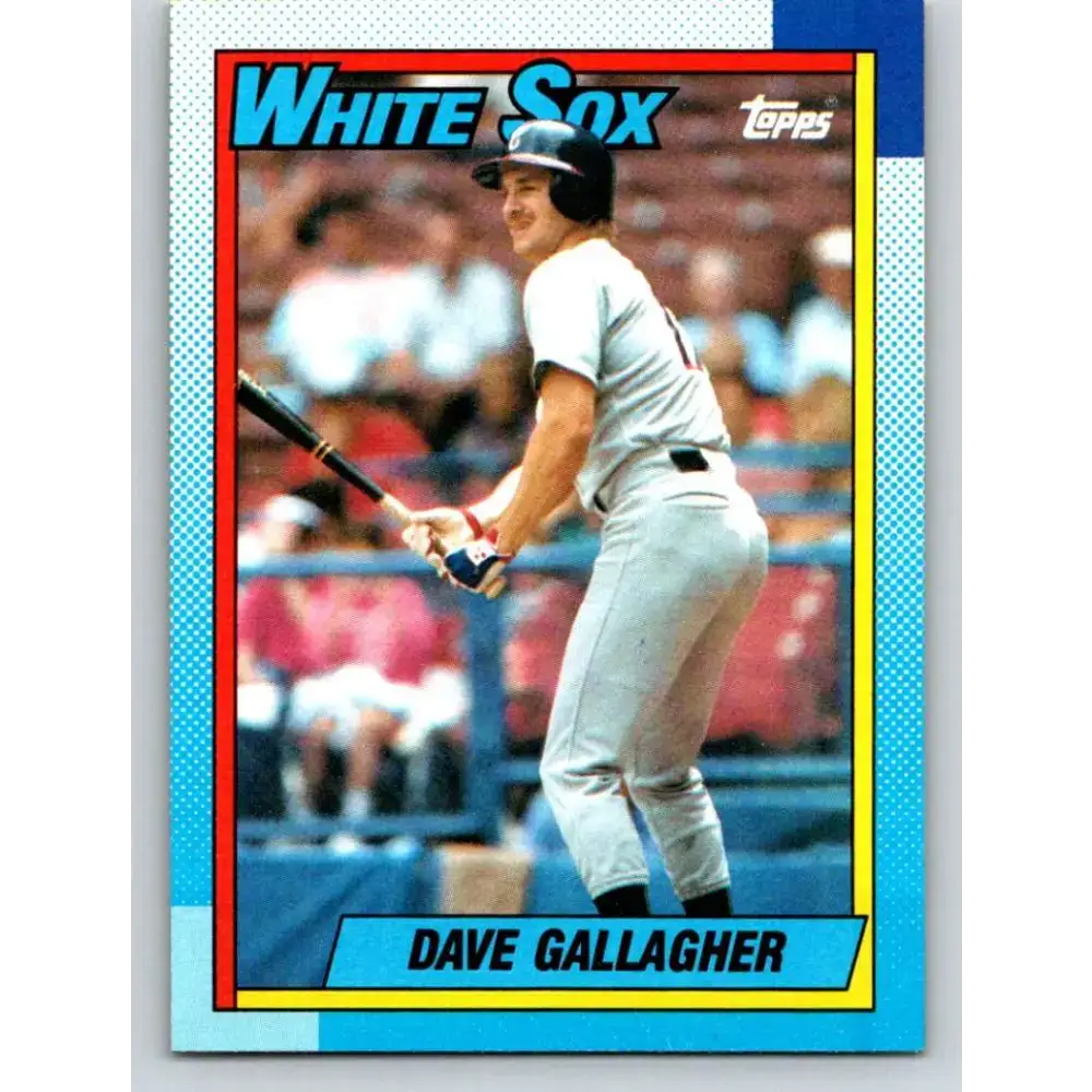 1990 Topps #612 Dave Gallagher NM-MT Chicago White Sox Baseball Card - Baseball Card Single