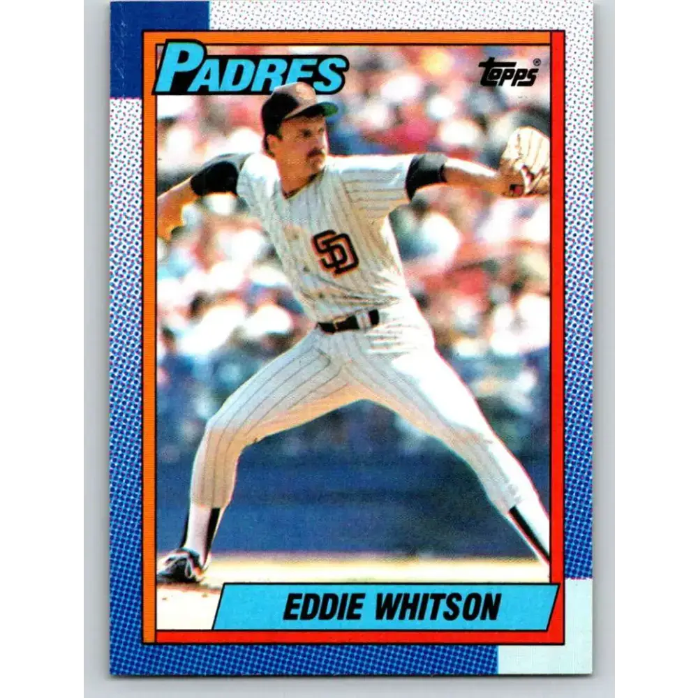 1990 Topps #618 Ed Whitson NM-MT San Diego Padres Baseball Card - Baseball Card Single