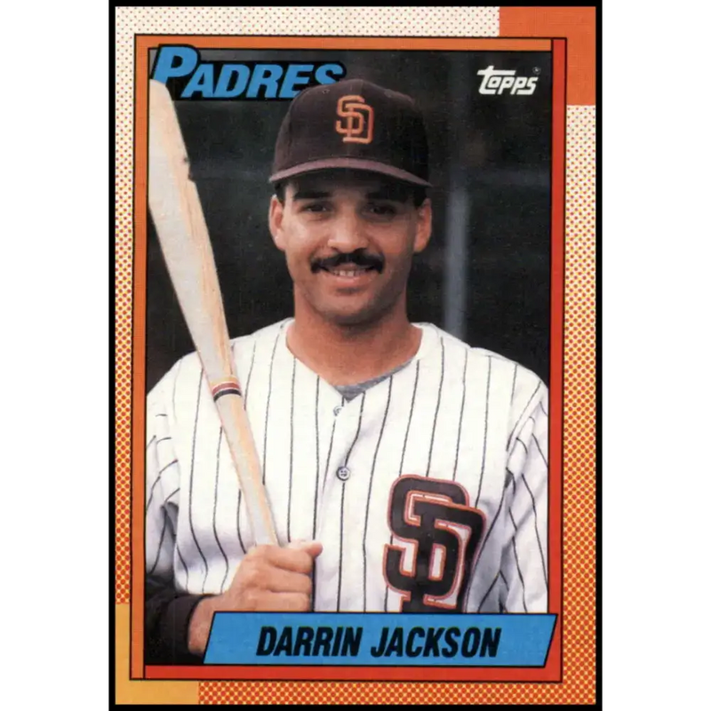 1990 Topps #624 Darrin Jackson NM-MT San Diego Padres Baseball Card - Baseball Card Single