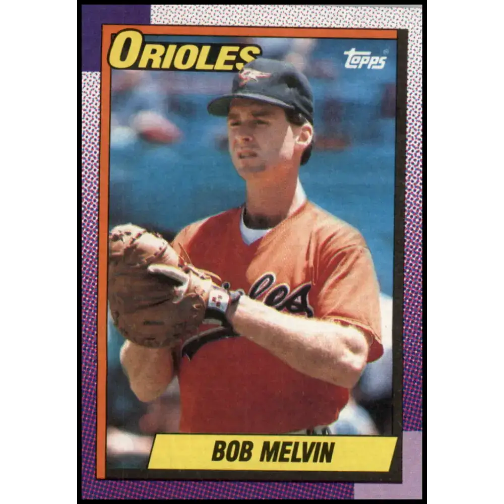 1990 Topps #626 Bob Melvin NM-MT Baltimore Orioles Baseball Card - Baseball Card Single
