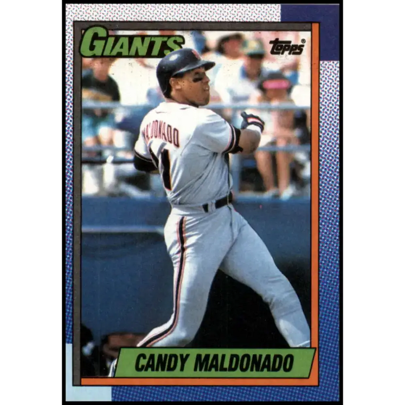 1990 Topps #628 Candy Maldonado NM-MT San Francisco Giants Baseball Card - Baseball Card Single