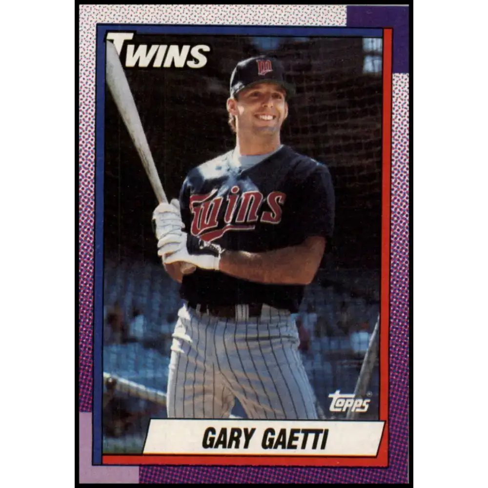 1990 Topps #630 Gary Gaetti NM-MT Minnesota Twins Baseball Card - Baseball Card Single