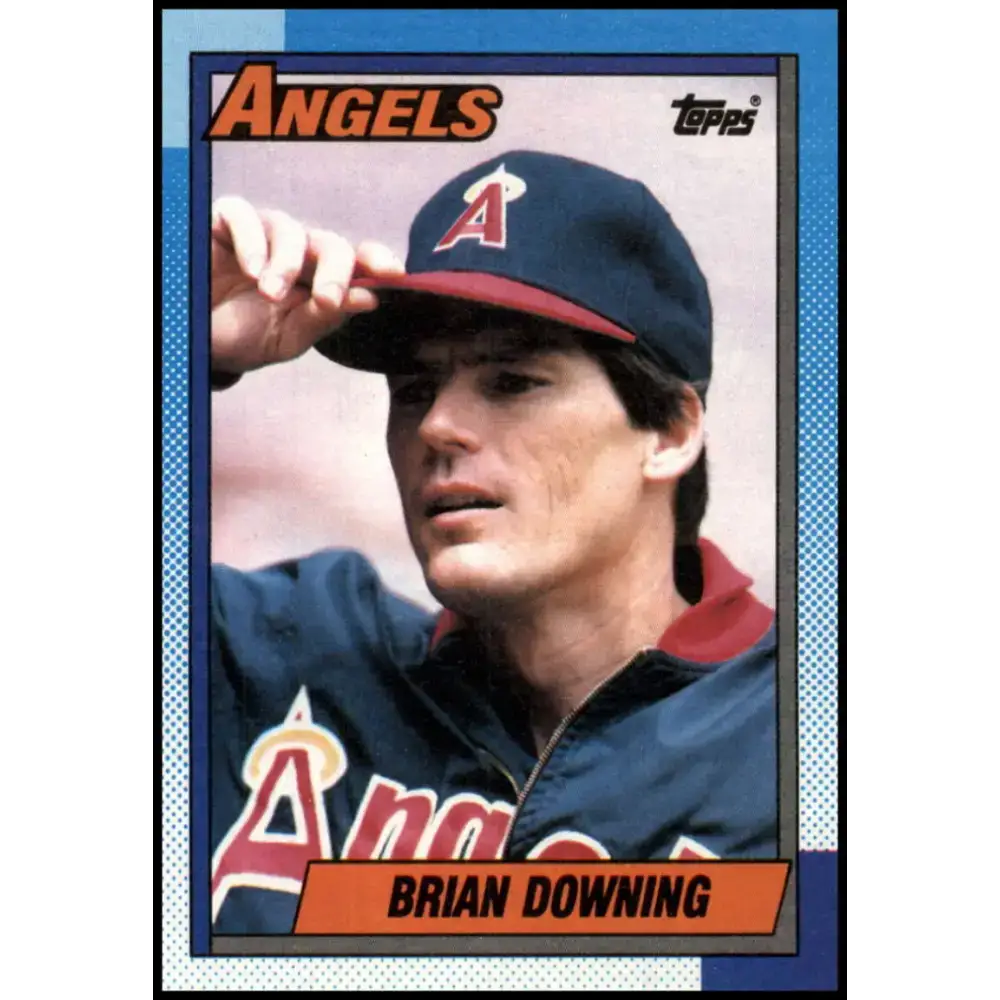 1990 Topps #635 Brian Downing NM-MT California Angels Baseball Card - Baseball Card Single