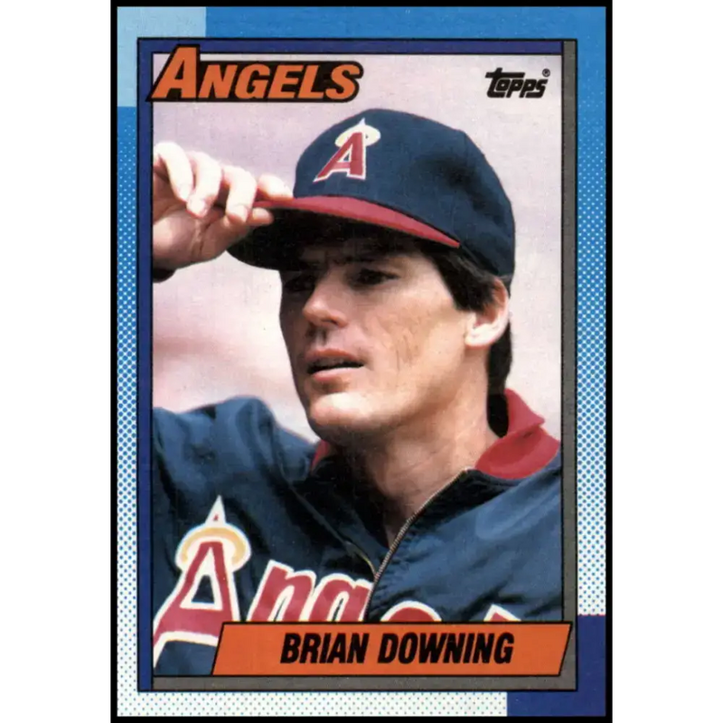 1990 Topps #635 Brian Downing NM-MT California Angels Baseball Card - Baseball Card Single