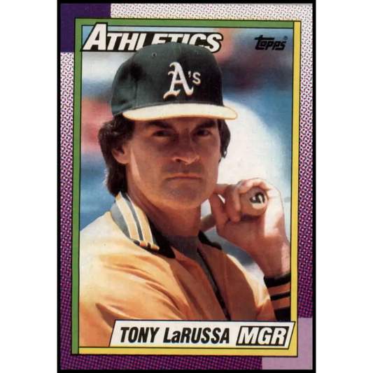 1990 Topps #639 Tony LaRussa MG NM-MT Oakland Athletics Baseball Card - Baseball Card Single