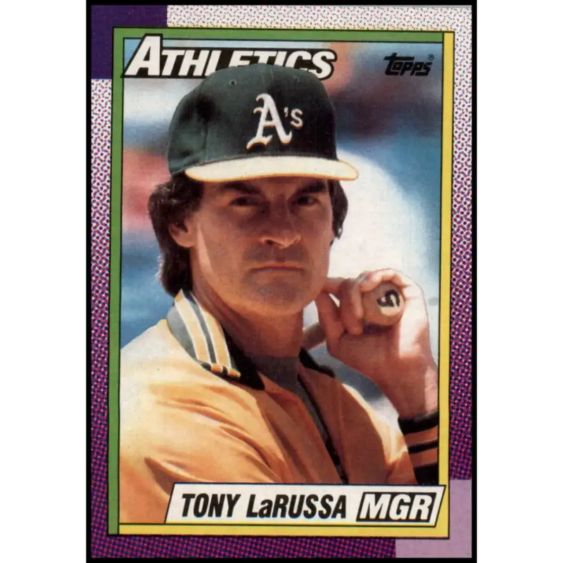 1990 Topps #639 Tony LaRussa MG NM-MT Oakland Athletics Baseball Card - Baseball Card Single