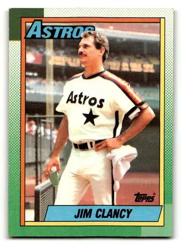 1990 Topps #648 Jim Clancy Houston Astros Baseball Cards EX/NM ID:55046 - Baseball Card Single