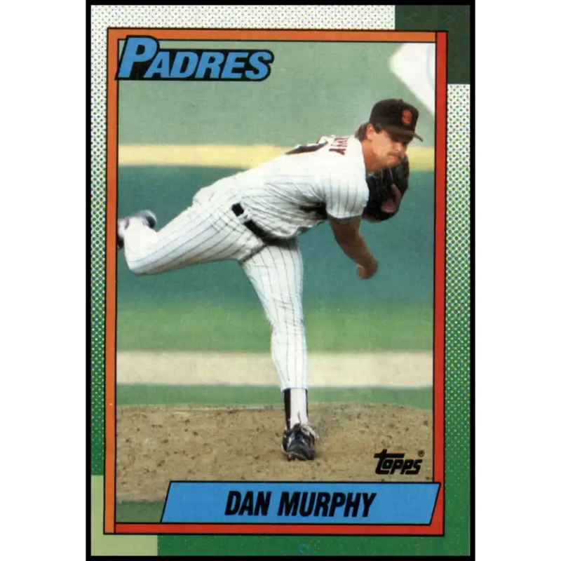 1990 Topps #649 Dan Murphy NM-MT RC Rookie San Diego Padres Baseball Card - Baseball Card Single