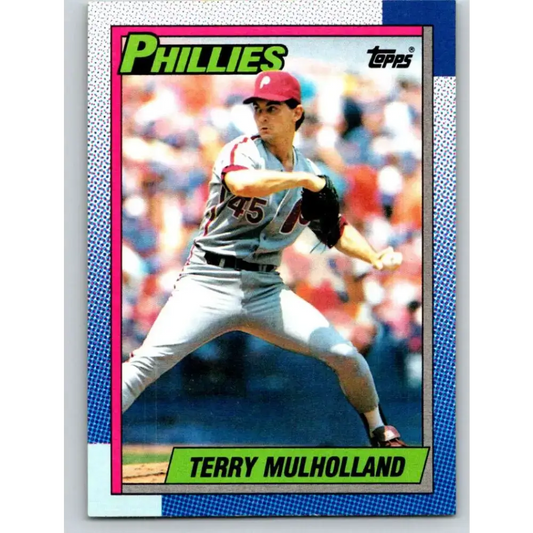 1990 Topps #657 Terry Mulholland NM-MT Philadelphia Phillies Baseball Card - Baseball Card Single