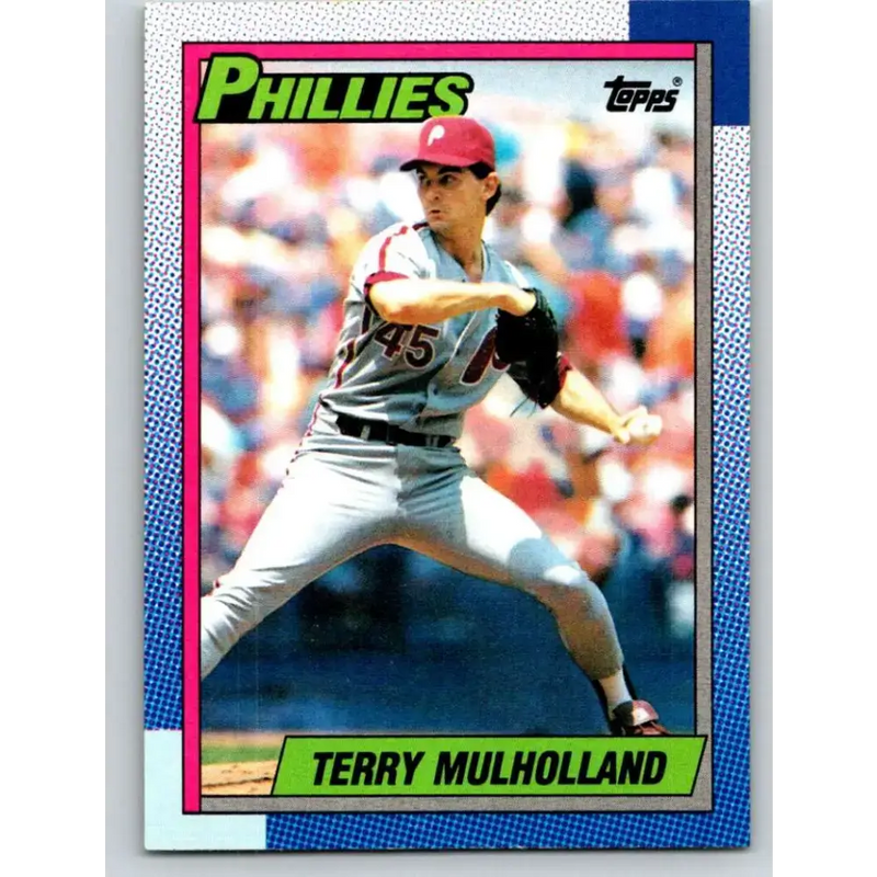 1990 Topps #657 Terry Mulholland NM-MT Philadelphia Phillies Baseball Card - Baseball Card Single