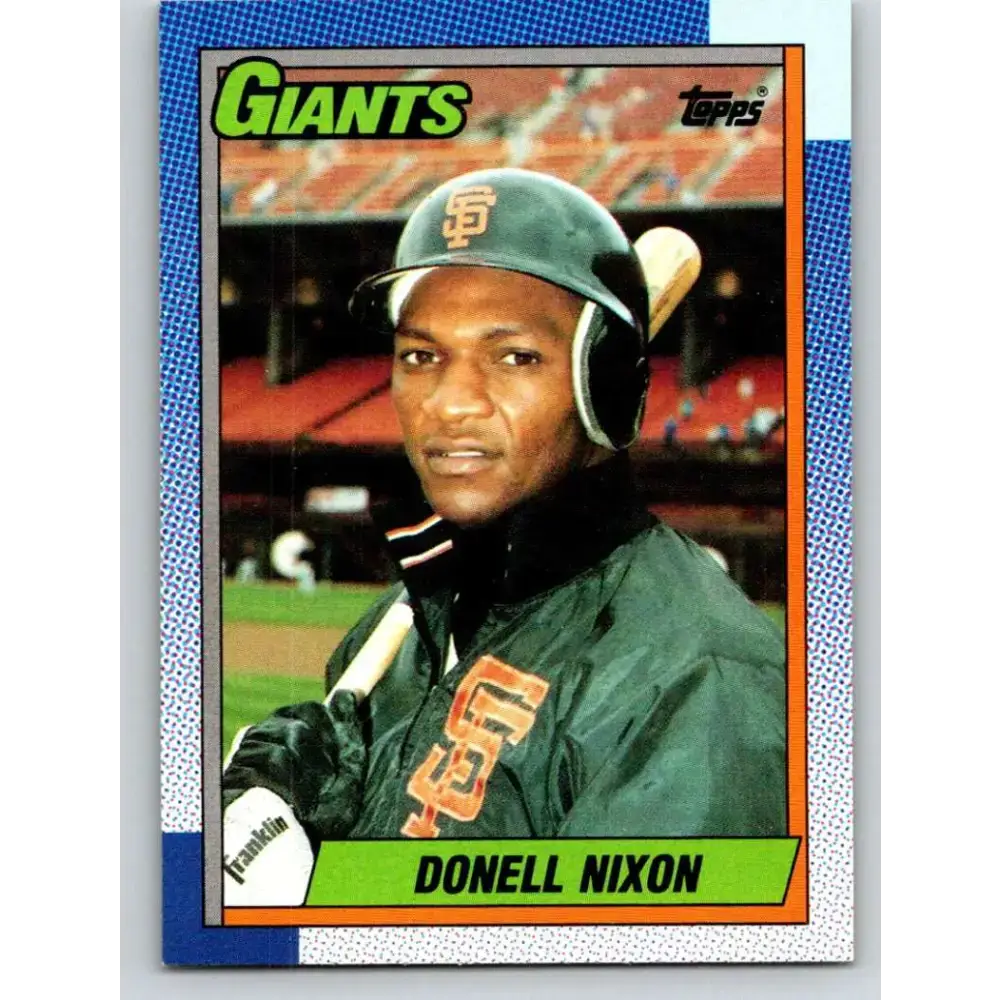 1990 Topps #658 Donell Nixon NM-MT San Francisco Giants Baseball Card - Baseball Card Single