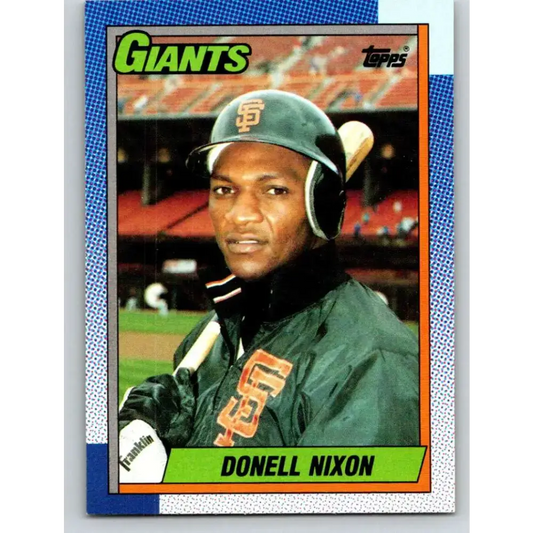 1990 Topps #658 Donell Nixon NM-MT San Francisco Giants Baseball Card - Baseball Card Single