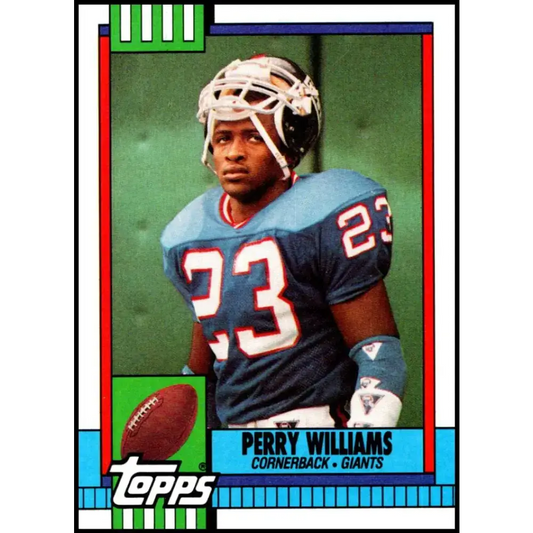 1990 Topps #66 Perry Williams EX Excellent New York Giants Football Card