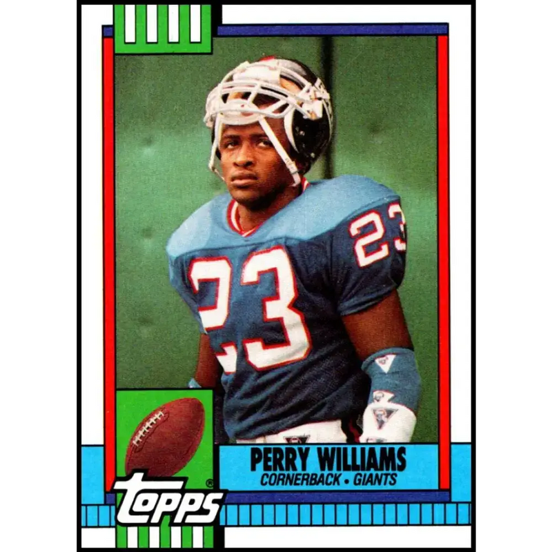 1990 Topps #66 Perry Williams EX Excellent New York Giants Football Card - Football Card Single