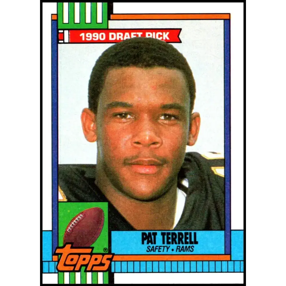 1990 Topps #67 Pat Terrell EX Excellent RC Rookie Los Angeles Rams Football Card - Football Card Single