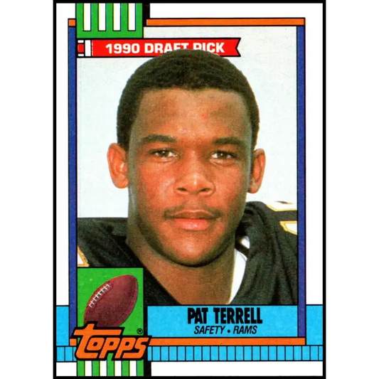 1990 Topps #67 Pat Terrell EX Excellent RC Rookie Los Angeles Rams Football Card